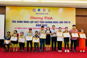 Tôn vinh 10 gương thanh niên khuyết tật “Tỏa sáng nghị lực Việt tỉnh Quảng Ngãi”