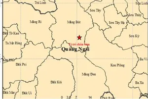 Quảng Ngãi: Liên tiếp 2 trận động đất trong buổi sáng