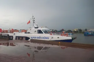 Tạm ngừng xuất tàu tuyến Sa Kỳ - Lý Sơn do biển động