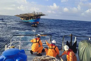 Quảng Ngãi yêu cầu đơn vị, địa phương triển khai cứu nạn, cứu hộ tàu cá QNg-90459 TS