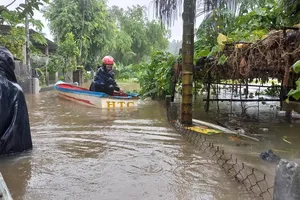 Mưa lớn gây ngập cục bộ một số nơi ở Quảng Ngãi