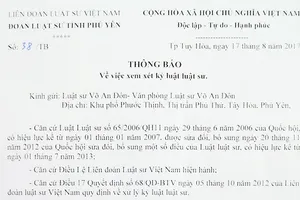 Xem xét kỷ luật đối với một luật sư vì nói xấu nghề trên facebook