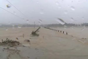 Xuất hiện vùng áp thấp ở vịnh Thái Lan, miền Trung mưa to trên diện rộng 