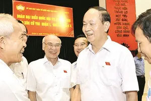 Hội nghị tiếp xúc cử tri ở TPHCM 