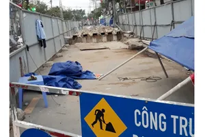 Nên thu hẹp lô cốt khi chưa thi công