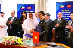 Công ty CP Tập đoàn Xây dựng Hòa Bình ký kết liên doanh làm tổng thầu các dự án của Chính phủ Kuwait