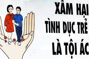 Panô về phòng chống xâm hại tình dục trẻ em                         