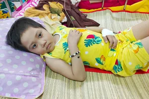 Bé Nguyễn Thị Ngọc Linh rất cần sự giúp đỡ của các nhà hảo tâm.