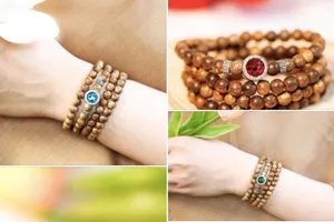 Vòng tay trầm hương rao bán tràn lan trên mạng