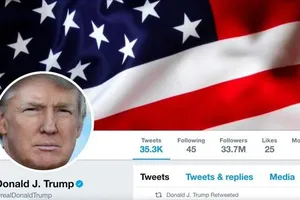 Tài khoản Twitter của ông Donald Trump bị khóa vĩnh viễn. Ảnh minh họa: REUTERS
