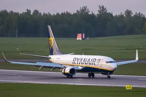 Máy bay của Hãng hàng không Ryanair (Ireland). Ảnh minh họa: AP