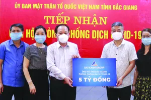 Tập đoàn Đất Xanh ủng hộ 5 tỷ đồng, chung tay cùng Bắc Giang chống dịch Covid-19