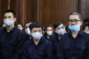 Các bị cáo tại tòa