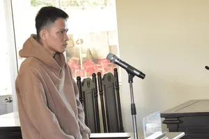 Bị cáo Nguyễn Văn Vũ tại tòa