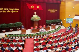 Hội nghị lần thứ 3 Ban Chấp hành Trung ương Đảng khóa XIV, chiều 24-7. Ảnh: ĐOÀN BẮC