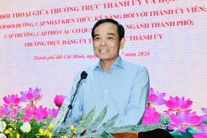 Bí thư Thành ủy TPHCM Trần Lưu Quang thông tin việc sắp xếp xã, phường