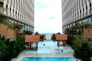 Khu du lịch Apec Mandala Wyndham Mũi Né. Ảnh: TIẾN THẮNG