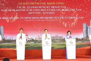 TPHCM khởi công, khánh thành 11 công trình với tổng vốn hơn 181.000 tỷ đồng