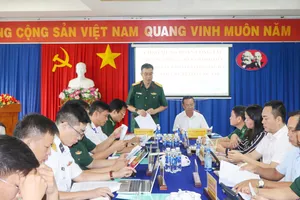 Đoàn công tác của Bộ Quốc phòng làm việc với TPHCM về chống khai thác thủy sản bất hợp pháp, không báo cáo và không theo quy định (IUU)