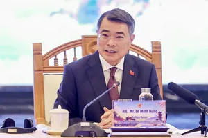Thủ tướng Chính phủ Lê Minh Hưng phát biểu tại cuộc làm việc với các doanh nghiệp Nhật Bản sáng 6-9-2026. Ảnh: Nhật Bắc/VGP