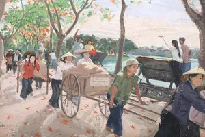 Đất nước mùa xuân và dấu ấn của họa sĩ tài năng Văn Giáo