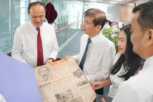 Báo SGGP tiếp Đoàn Ban Tuyên huấn Trung ương Đảng Nhân dân Cách mạng Lào