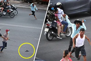 Bắt 2 nhân viên bãi giữ xe ở Vũng Tàu đuổi đánh du khách trong dịp lễ 30-4