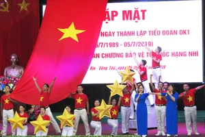 ảnh: Tiểu đoàn DK1 đón nhận Huân chương Bảo vệ Tổ quốc hạng Nhì