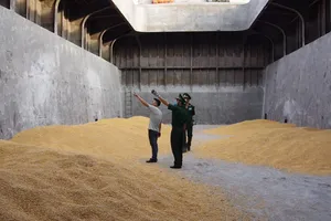 Lực lượng bộ đội biên phòng khám nghiệm hiện trường