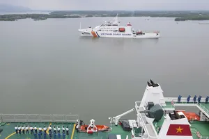 Đoàn công tác của Vùng Cảnh sát biển 3 lên đường làm nhiệm vụ