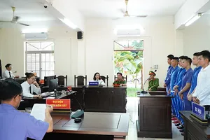 Toàn cảnh phiên xét xử. Ảnh: MQ