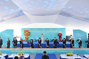 Quang cảnh lễ khởi công phân khu mới 35ha của The Grand Ho Tram