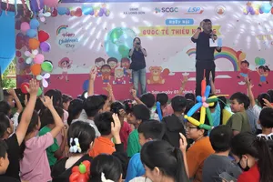 Nhiều hoạt động vui chơi, giải trí cho trẻ em xã đảo Long Sơn