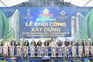 Lễ khởi công 2 tổ hợp căn hộ khách sạn 5 sao chuẩn quốc tế Five Star Odyssey và Five Star Poseidon