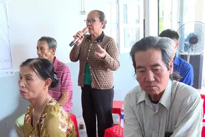 Người dân ấp Phước Thắng, xã Long Hải, TPHCM phản ánh về tình trạng ngập úng vào mùa mưa do hệ thống cống thoát nước hư hỏng