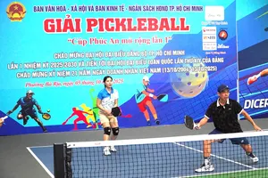 Sôi nổi giải Picklelball tranh cúp Phúc An mở rộng lần thứ I