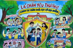 Đẩy lùi bạo lực học đường từ nét vẽ của học sinh tiểu học