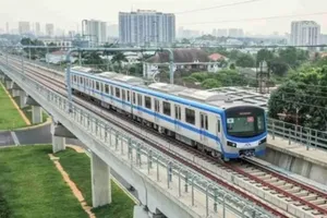 Tuyến metro kết nối sân bay Long Thành. Ảnh: QUỐC HÙNG