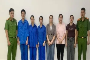 Các bị can trong vụ án. Ảnh: CA TPĐN