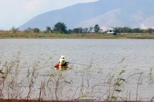 Một góc hồ Đá Đen - nơi cung cấp nước sinh hoạt cho toàn tỉnh BR-VT