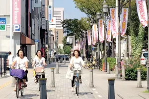 Đạp xe đạp giúp người Nhật Bản rèn luyện sức khỏe 