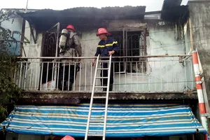 Lực lượng chức năng tại hiện trường