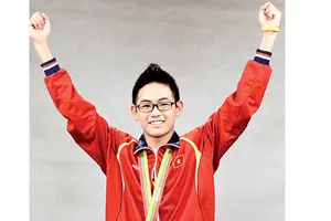 Kình ngư Lâm Quang Nhật đang khát khao bảo vệ thành quả HCV 1.500m ở SEA Games 29. Ảnh: DŨNG PHƯƠNG