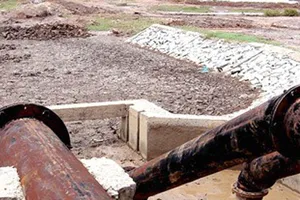 Hình minh họa tram bơm bỏ hoang