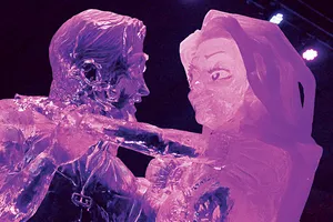 Nóng trong lễ hội băng đăng ở Liège