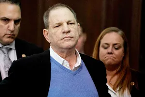"Trùm Hollywood" Harvey Weinstein ra tòa ngày 25-5-2018. Ảnh: NEW YORK POST