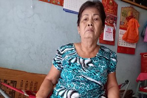 陳阿嬌的腰骨疼痛，腳部浮腫。