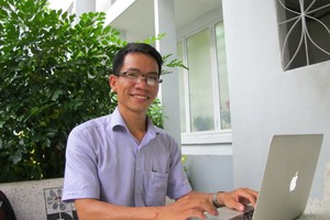 本市經濟大學年輕教師阮福景博士。