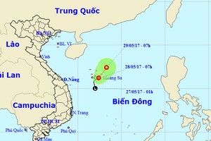 圖為東海出現的熱帶性低氣壓路徑。（圖源：中央水文氣象預報中心）