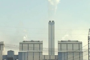 圖為韓國某一火力發電廠。（圖源：互聯網）